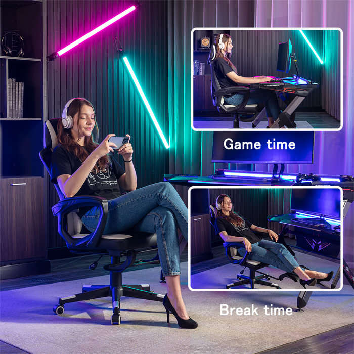 AJHH Gaming Chair Ergonomic Office Chair with Tilt Function, Mesh High